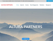 Tablet Screenshot of alturapartners.org